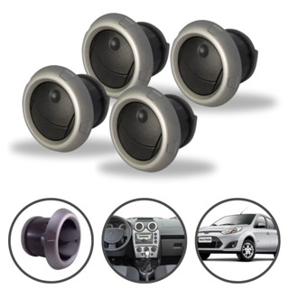 Kit 04 Difusores De Ar Lateral Central Ford Fiesta 2008 em Oferta na Shopee