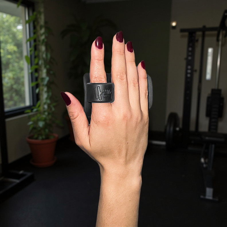 Empunhadura Com Suporte Palmar Estilo Casual C/ Encaixe Entre Os Dedos Garantido