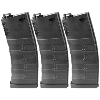 3x Magazine Carregador Airsoft Mid-Cap Rifle M4 / M16 120BBS em Oferta na Shopee