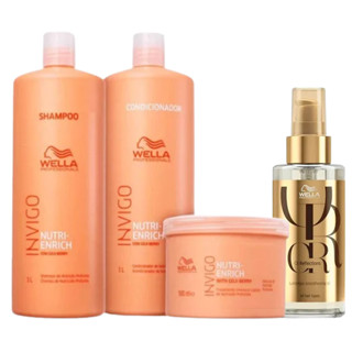 Kit Wella Professionals Invigo Nutri-Enrich Salon Care (4 Produtos) em Oferta na Shopee