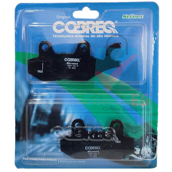 Pastilha De Freio YAMAHA XTZ 125 XTZ 250 Lander Tenere – Cobreq N-942 em Oferta na Shopee