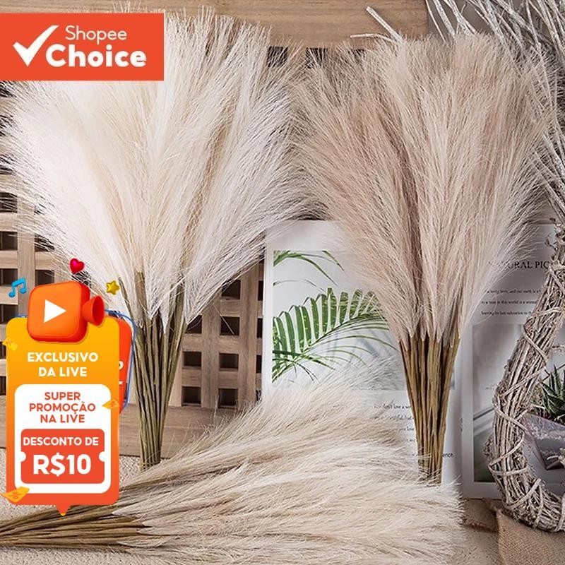 53cm 10 Unidades/Lotes Decoração Fofa Flor Falsa Planta Reed Simulado Festa De Casamento A...