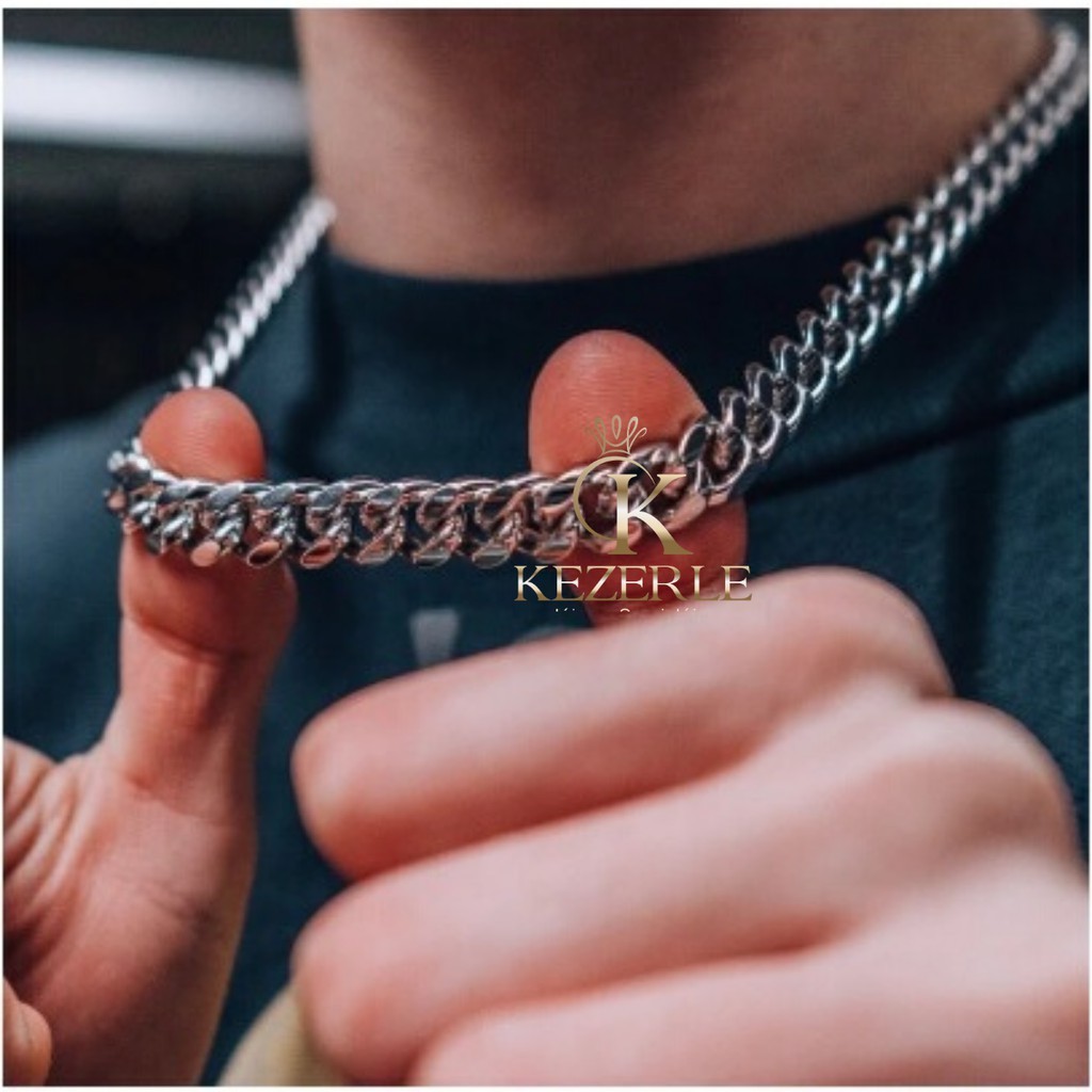 Corrente Grumet Prata Masculina Aço Grossa 60cmX8mm Preço Exclusivo Shopee A43