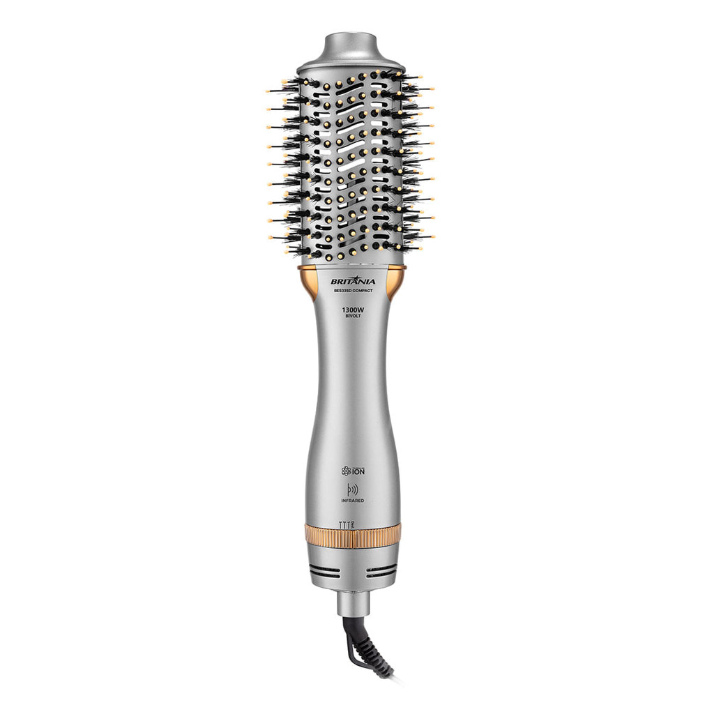 Escova Secadora Britânia Compact 4 em 1 1300W Bivolt BES33SD - Beauty