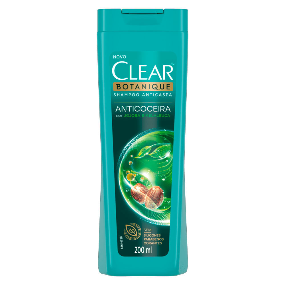 Shampoo Anticaspa Clear Botanique Anticoceira 200ml - Beauty