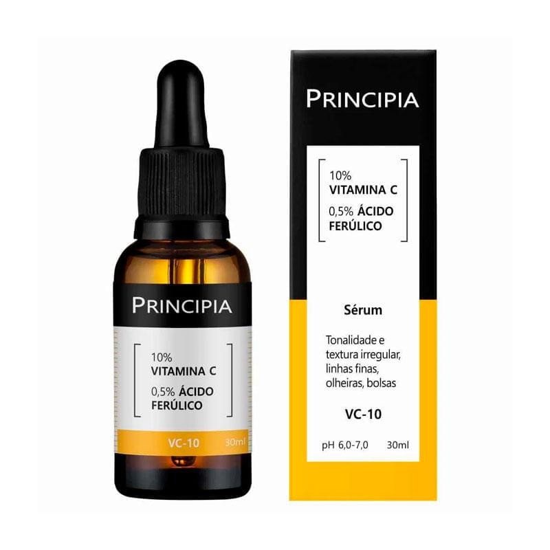 Sérum Facial Principia VC-10 Vitamina C + Ácido Ferúlico 30ml em Oferta na Shopee