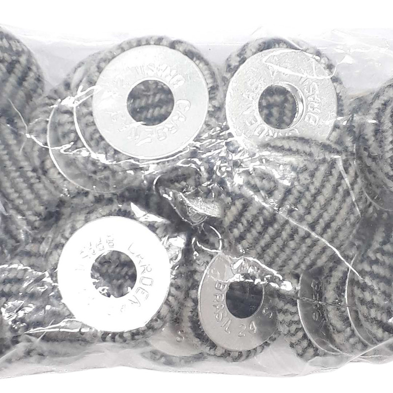 Botão Forrado Mix Cores 24mm Atenção Botao de Costurar 30Un Un 60Un confecção artesanatos camisas casaco Botões 44653V