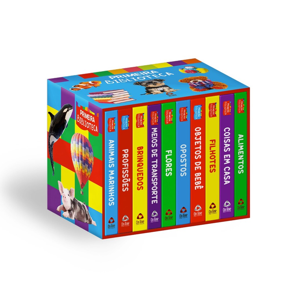 Coleção Primeira Biblioteca Volume 02 - Box com 10 Livrinhos