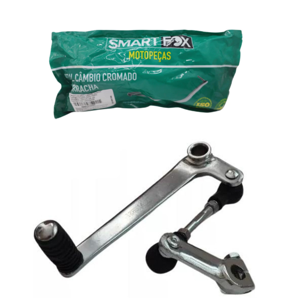 PEDAL CAMBIO COM BORRACHA YES 125 2004 05 06 07 08 09 A 2016