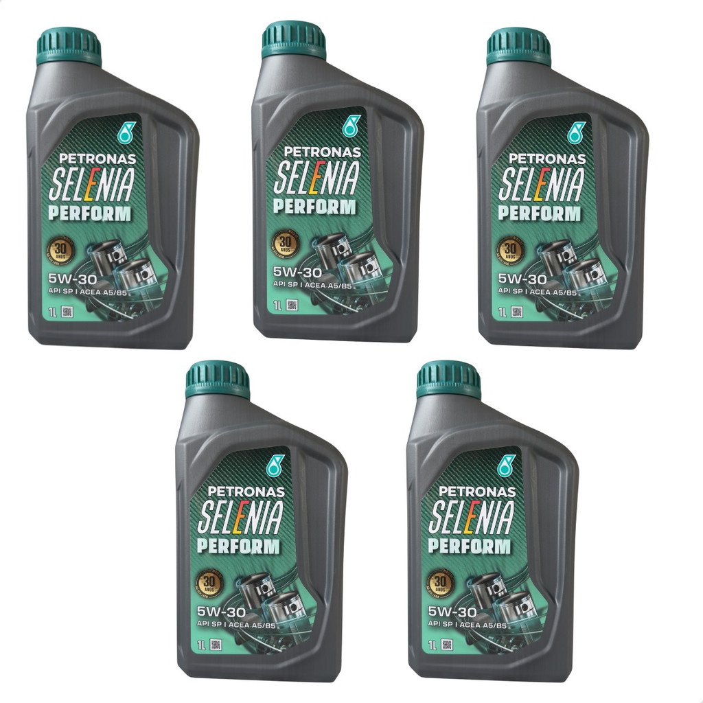 Kit 5 Litros Óleo Motor 5w30 Sintético Petronas Selenia Perform Fire Fiat em Oferta na Shopee