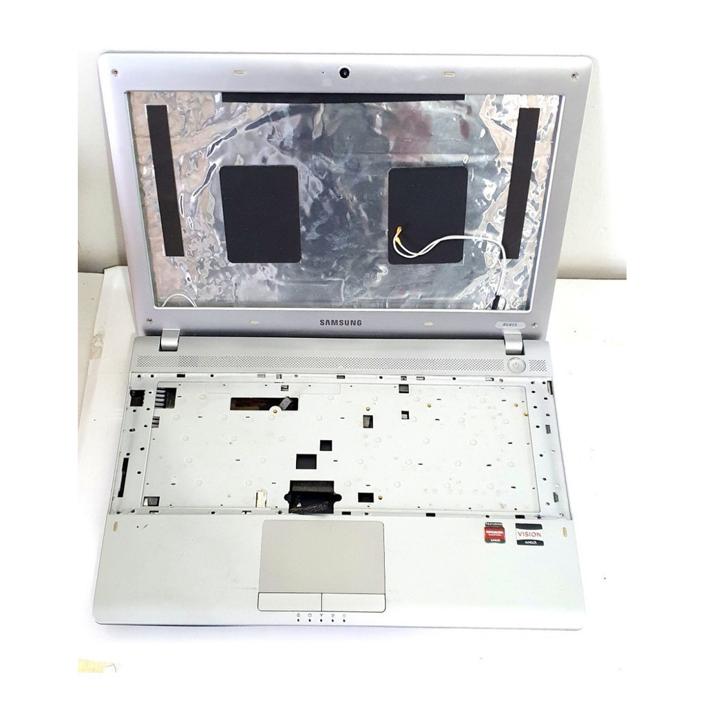 Carcaça Completa Samsung Rv415 Np-rv415l Rv415 Com Dobradiça