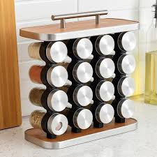 Conjunto 16 Potes Porta Vidro Frasco Conserva Porta Temperos Aço Inox Organizar Cozinha