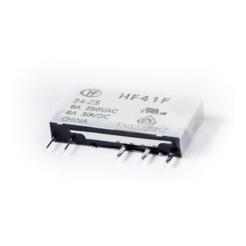 Relé Acoplador Slim 12v Hf41f-012-zs Contato Na + Nf 6a