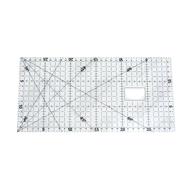 Régua para patchwork 15x30  Costura Artesanato Pano DIY Ateliê Corte Tecido Confecção