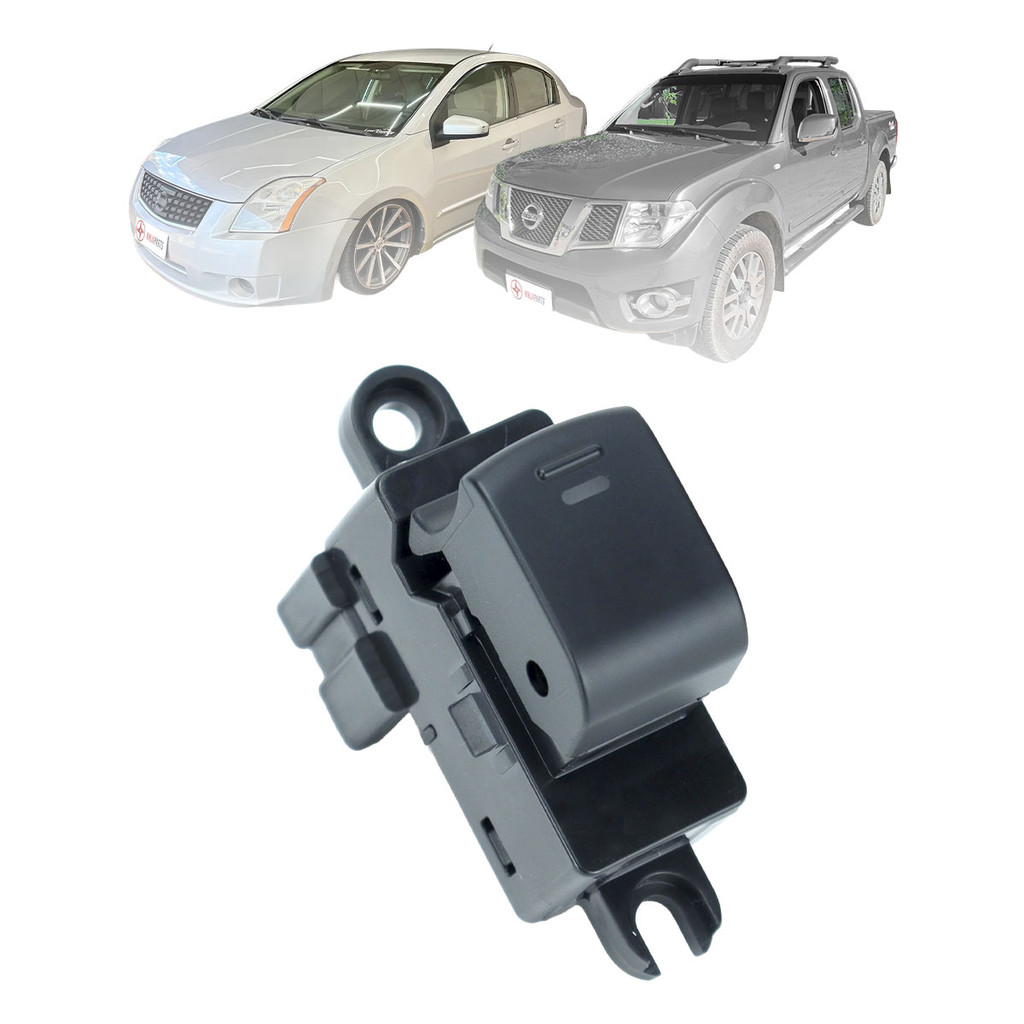 Botão Vidro Elétrico Lado Passageiro Nissan Frontier 2008 a 2016 Interruptor Vidro Direito