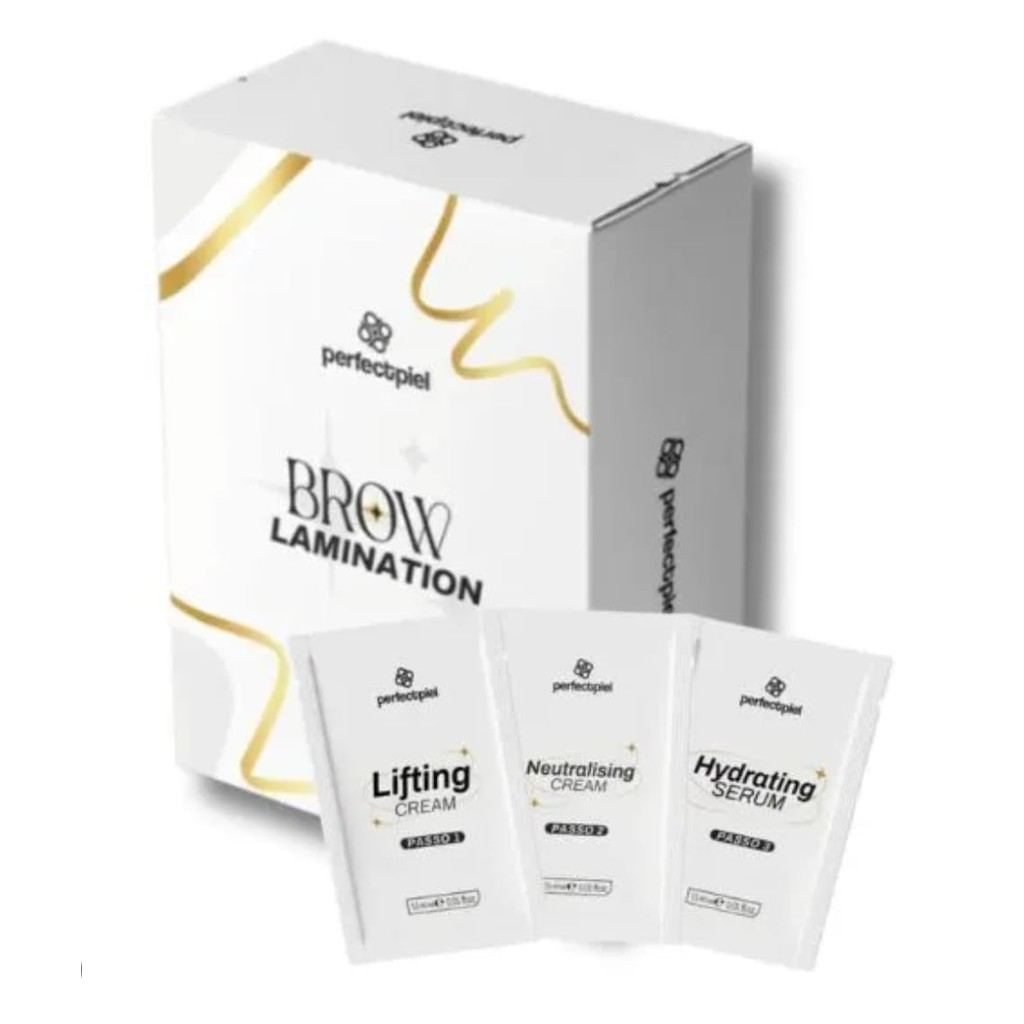 Kit Brow Lamination Perfectpiel 3 Saches (Passos) de 3g