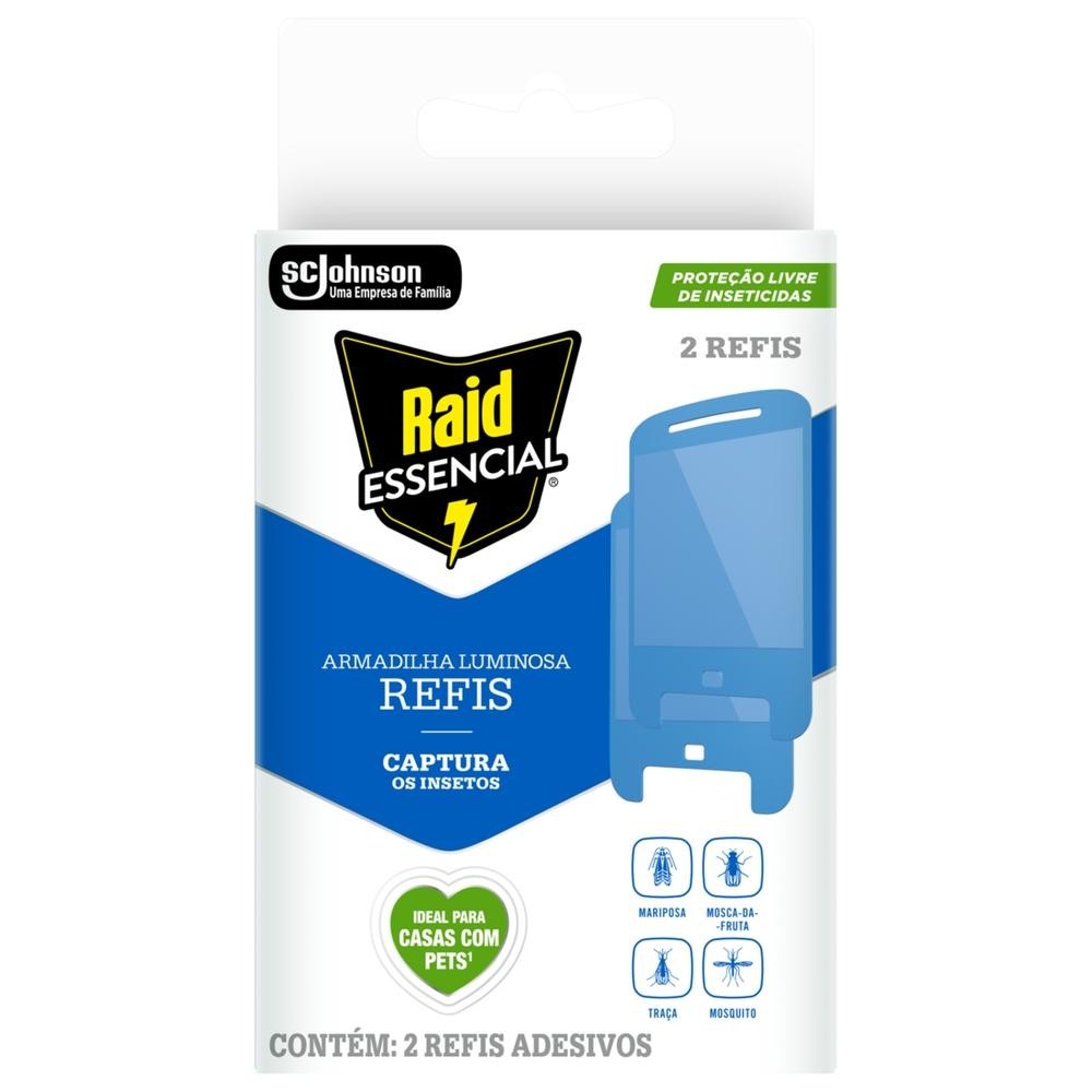Armadilha Adesivo Luminosa Raid Essencial Caixa 2 Unidades Refil em Oferta na Shopee