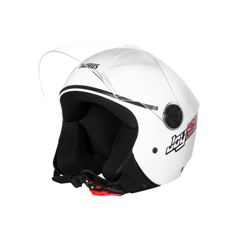 CAPACETE JOY23 OPEN FACE 58 BRANCO TAURUS em Oferta na Shopee