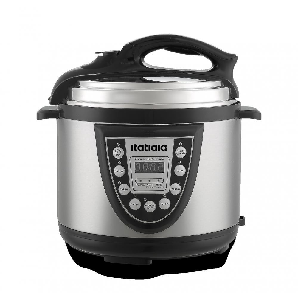 Panela De Pressão Elétrica 127V Inox Midi Itatiaia 5L - Home Appliances