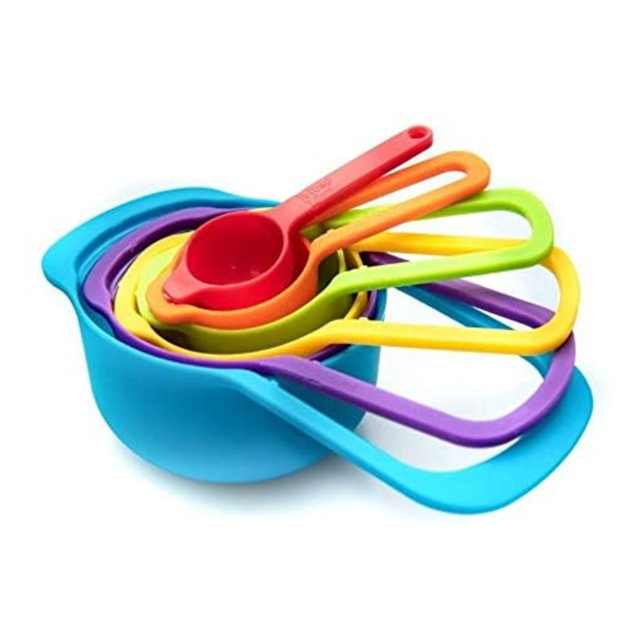 Conjunto de Medidores de Plástico - Coloridos - 1 unidade - Wellmix