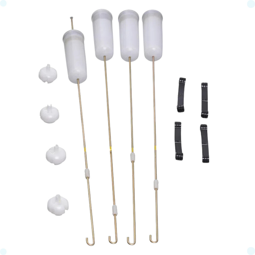 Conjunto Vareta Suspensão Lavadora Consul Cwl16ab W10829434
