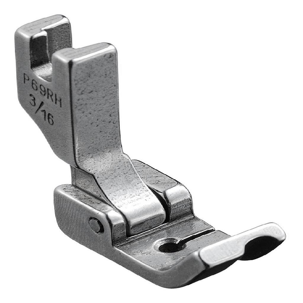 Sapata Calcador Pregar Cordão Vivo Direito 3/16 4,8mm Reta Industrial