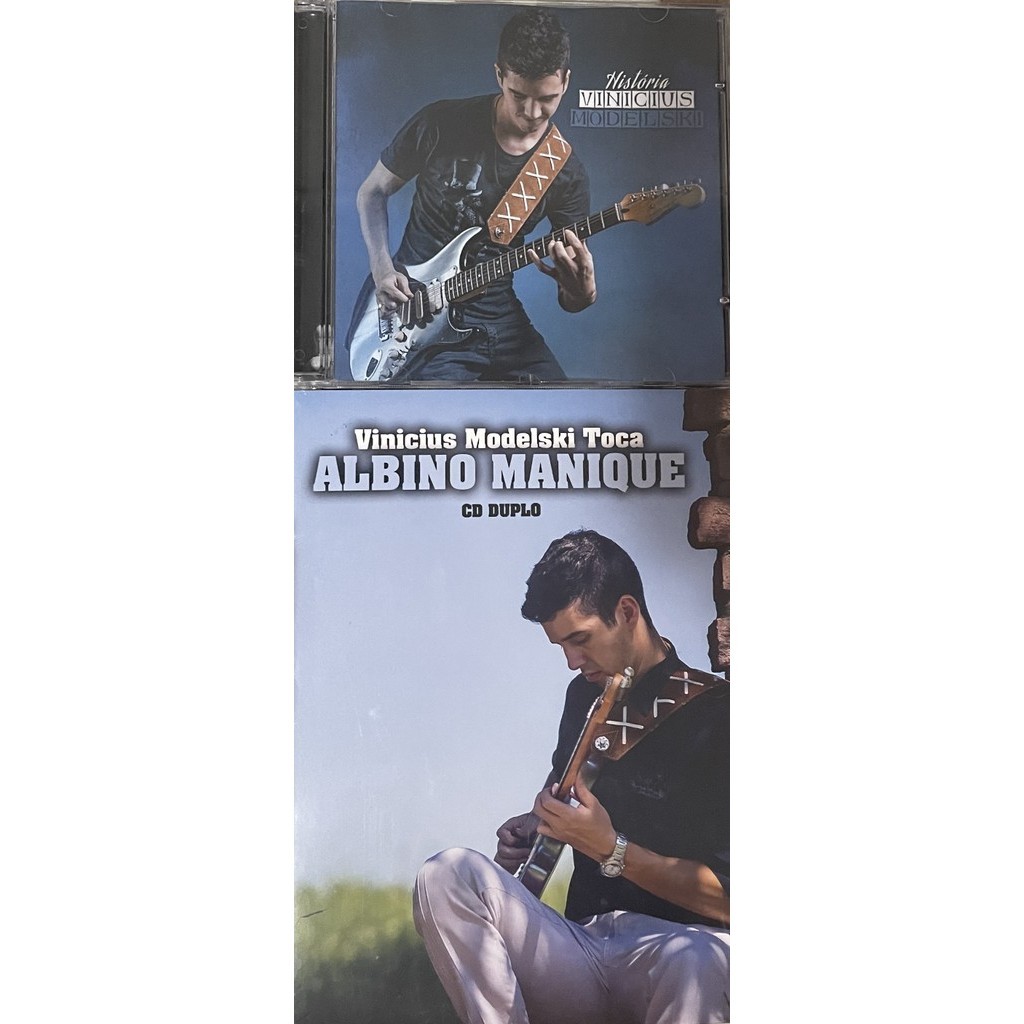 Cd - Vinicius Modelski - História e Albino Manique (02 CDs)