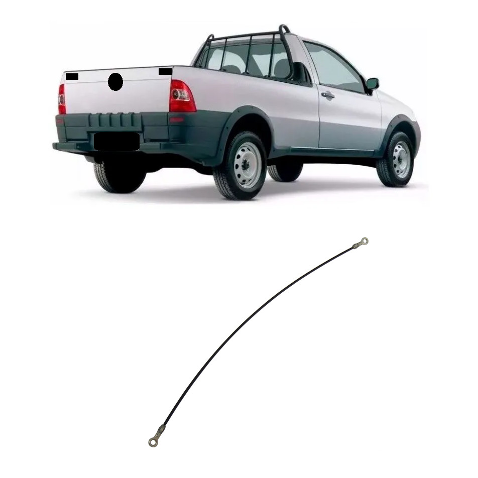 Cabo Sustentacao Tampa Traseira Strada 1999 00 01 02 03 04 05 06 07 2008 em Oferta na Shopee
