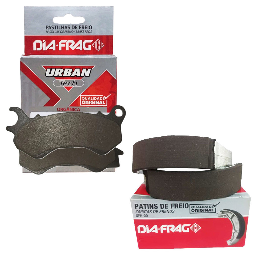 Pastilha e Lona de Freio Pcx 150 Sem Abs 2013-2018 Diafrag em Oferta na Shopee