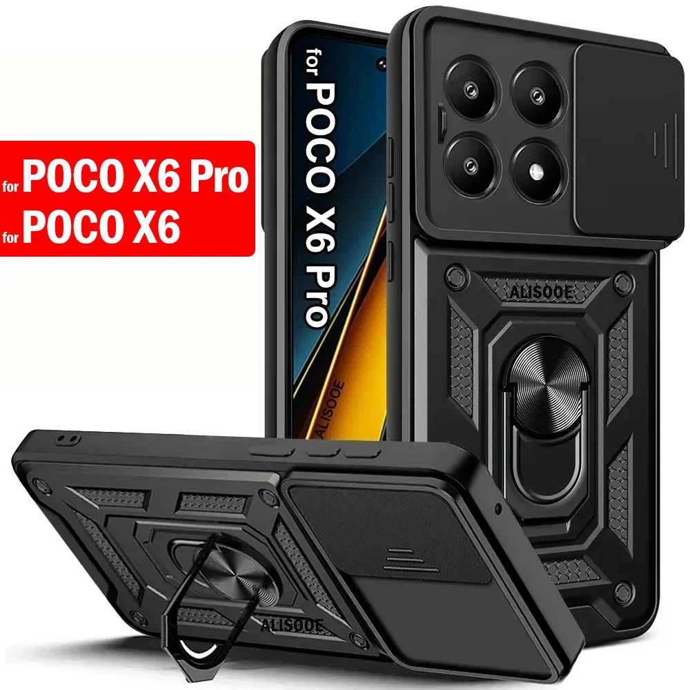 Para Xiaomi Poco X6 Pro X5 F5 M4 M5 Redmi 13 13C 12C 12 10C 11A Nota 13 Plus Capa Protetora Da Lente Câmera Deslizante