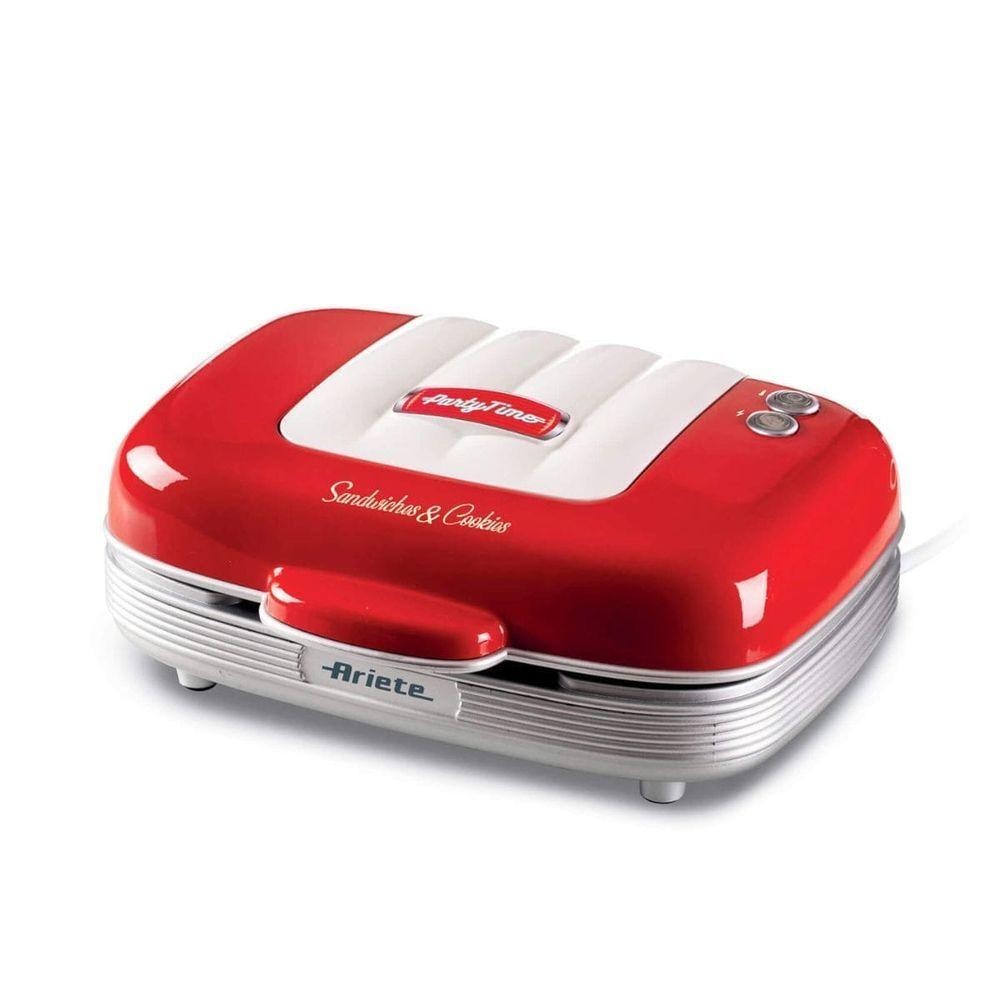 Sanduicheira Multifuncional Retrô Party Time 127v Ariete Vermelha em Oferta na Shopee