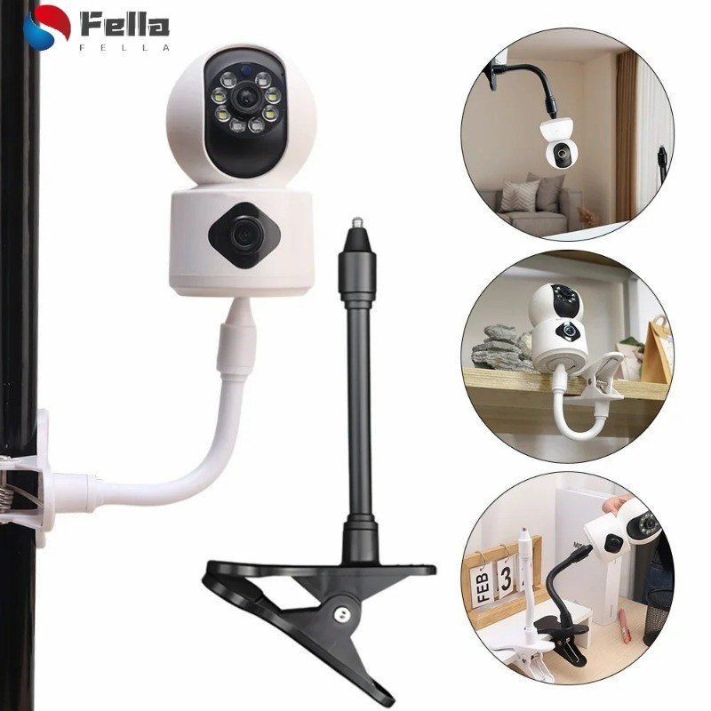 Clipe De Suporte De Monitor Dobrável Universal-Kit De Montagem Flexível Para Em Câmera-Sem Perfurações Webcam-Braçadeira