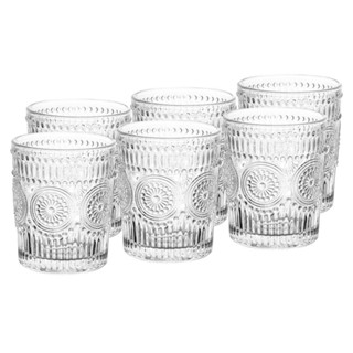 6 Copos Wolff Mandala de Vidro 260ml em Oferta na Shopee