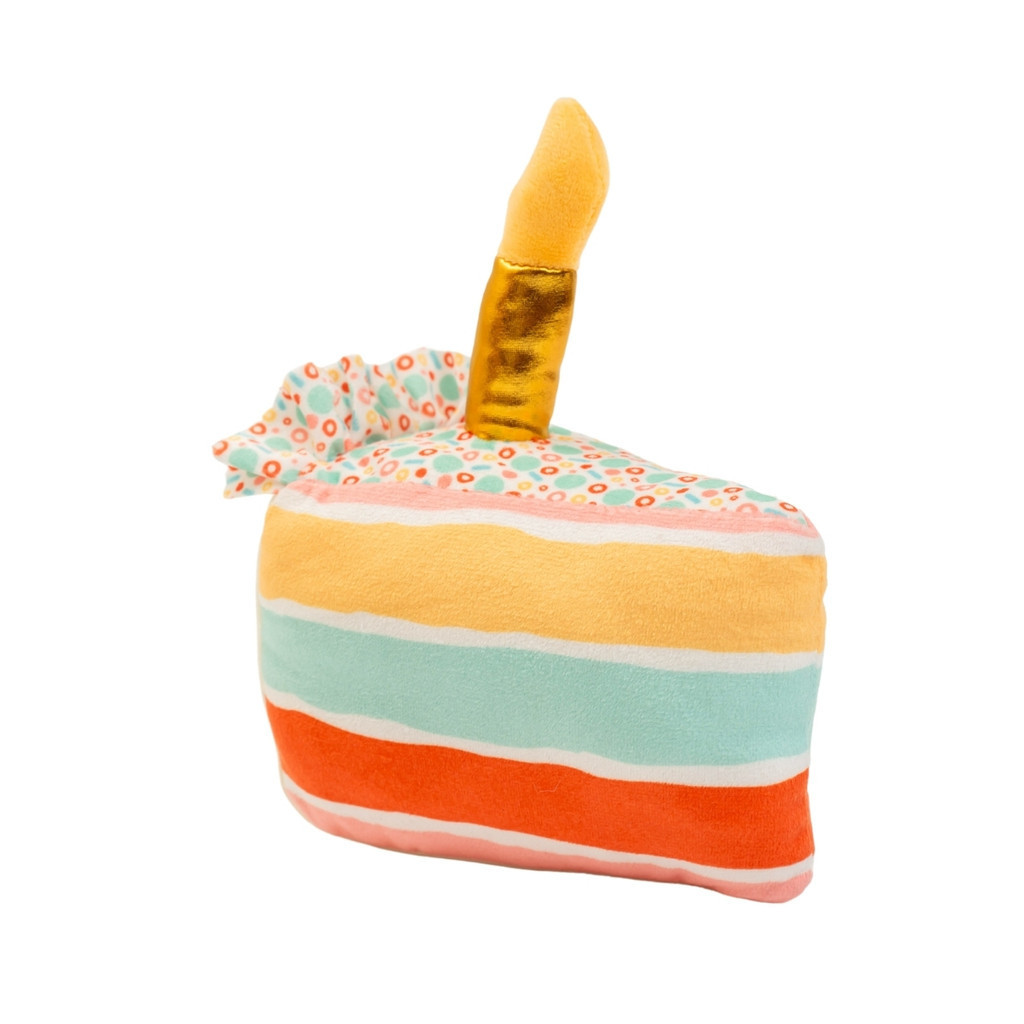 brinquedo pelúcia bolo de aniversário para cães e gatos pet - oikos animal - Pets