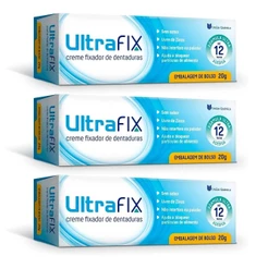Kit 3 und Ultrafix Creme Sem Sabor 20g