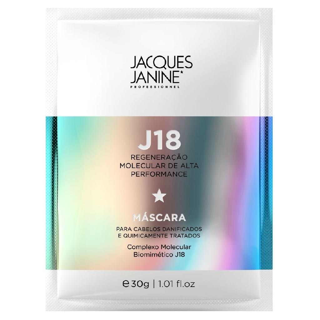 Sachê Máscara Hidratação Creme J18 Jacques Janine 30g - Beauty