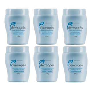 Kit 6 Creme Para Pés Hidrata E Restaura Dermopés Abelha Rainha em Oferta na Shopee