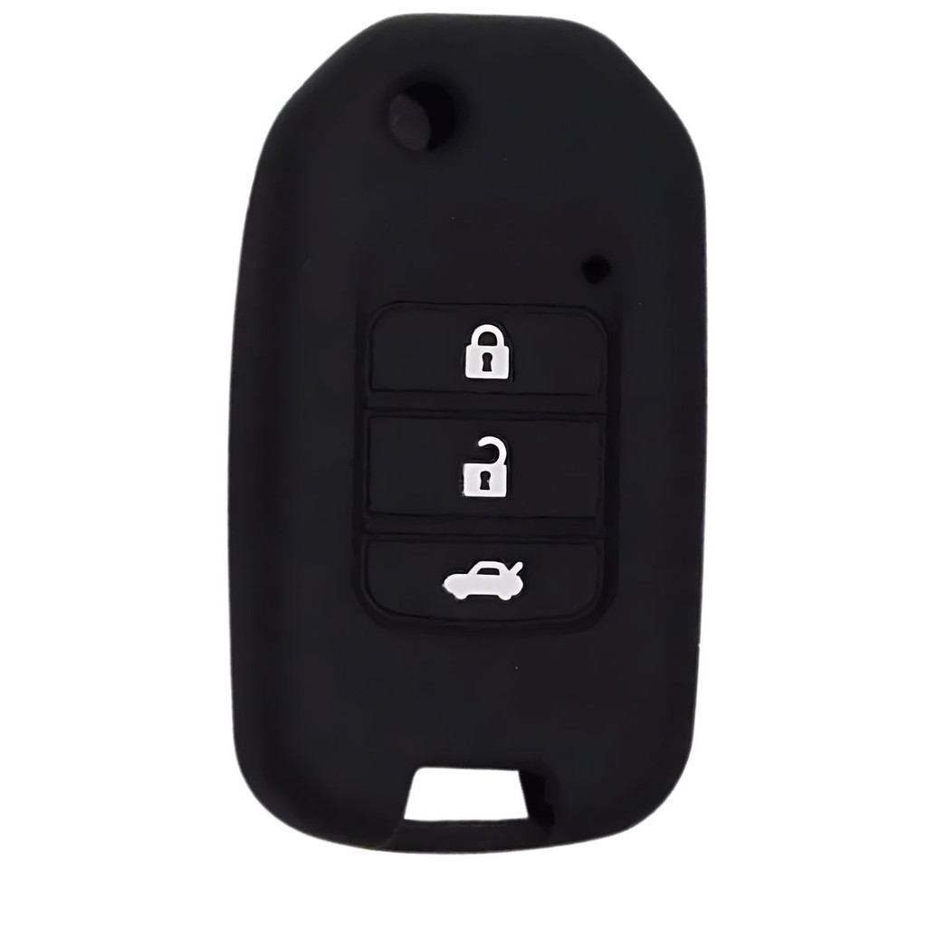 Capa Chave Civic Hrv Crv City Silicone Canivete Automóvel 3b em Oferta na Shopee