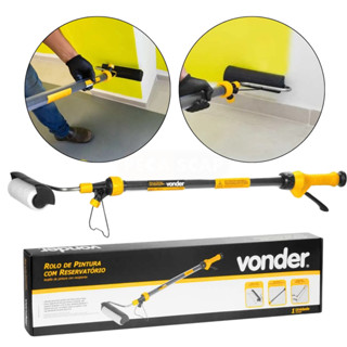 Rolo De Pintura Com Reservatório De 500ML Profissional Indicado Para Tinta A Base D'Água Vonder em Oferta na Shopee