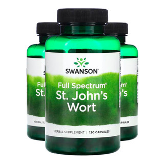 Kit 3x Erva São João 375 mg Swanson 120 Capsulas Importado /Made in Usa em Oferta na Shopee