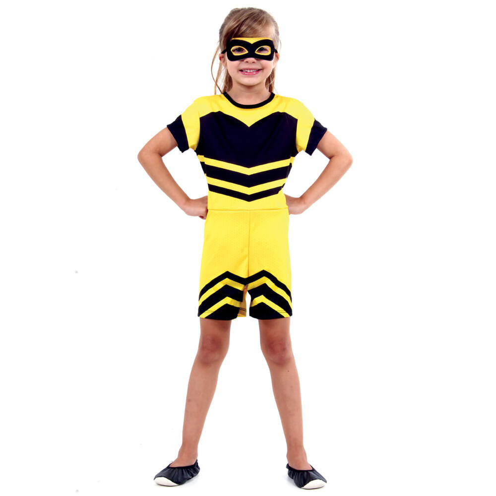 Fantasia Ladybug Queen Bee Infantil Miraculous em Oferta na Shopee
