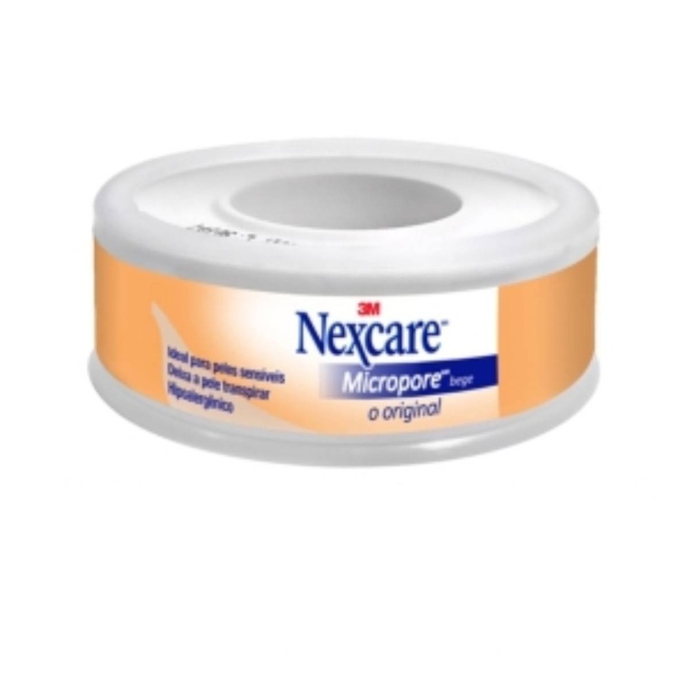 Fita Micropore Nexcare Bege 12mm x 4,5m
