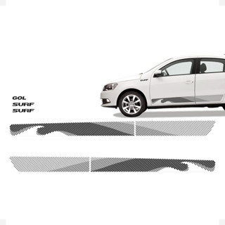 Kit Adesivos Faixa Lateral Compatível Gol Surf 2013/2022 em Oferta na Shopee