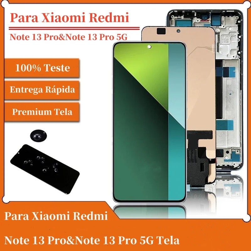 6.67"Incell Tela Para Xiaomi Redmi Note 13 Pro&Note 13 Pro 5G&Note 14 Pro 4G&Not