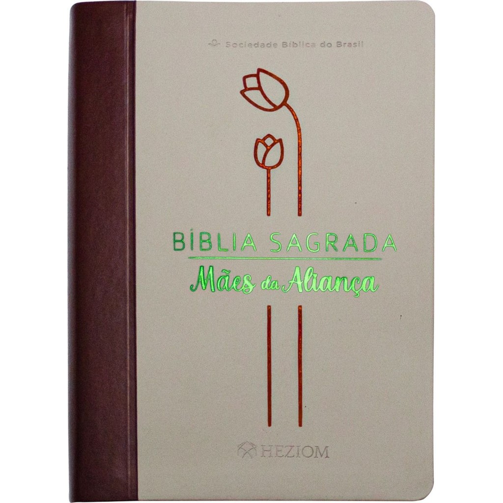 Bíblia Sagrada Mães da Aliança | ARA | Letra Grande | Luxo | Vinho Marfim