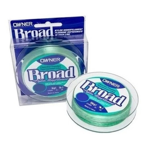 Linha Monofilamento Owner Broad 300m Japan 0.26 mm