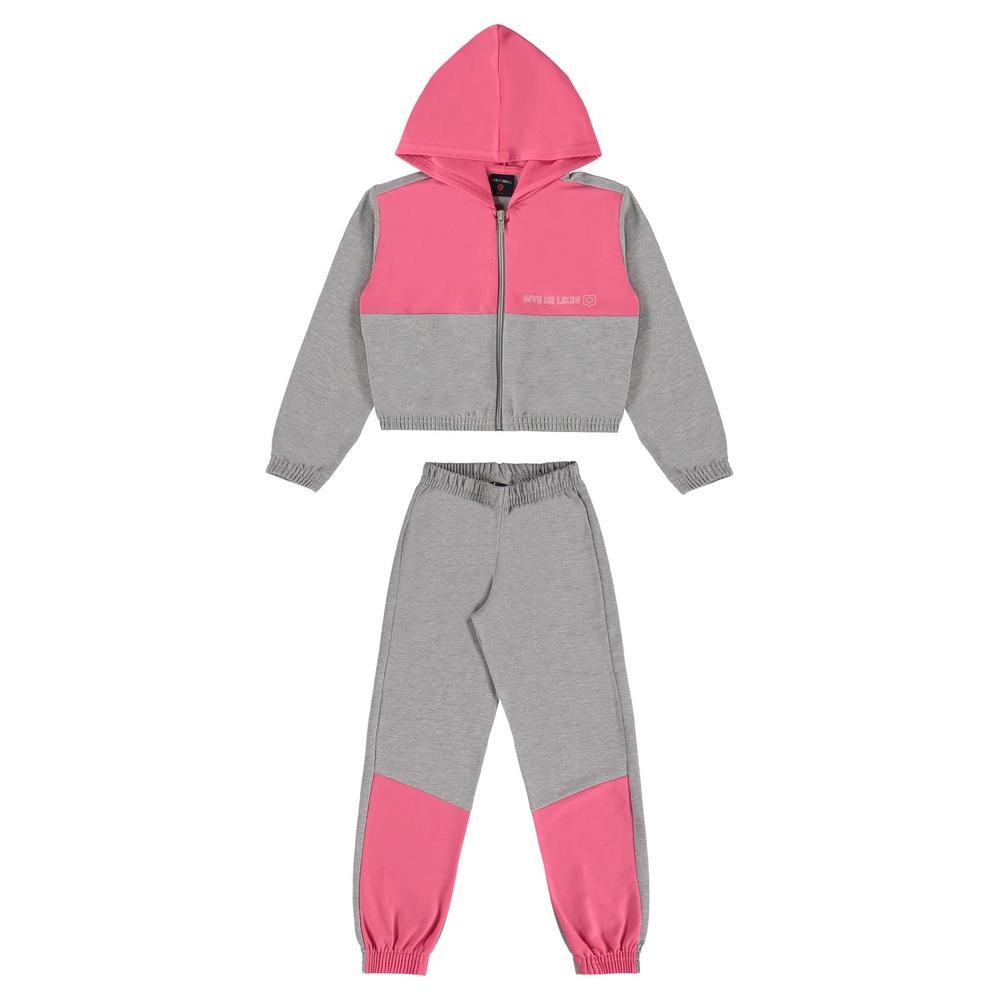 Conjunto Jaqueta Cropped e Calça Infantil Menina Guloseima em Oferta na Shopee