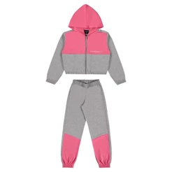 Conjunto Jaqueta Cropped e Calça Infantil Menina Guloseima