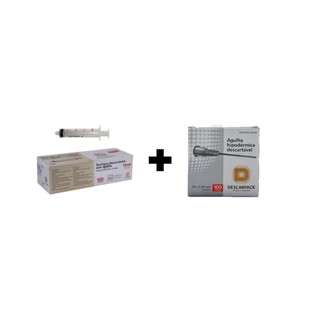 Kit 100 Seringas 10ml Bico Ll + 100 Agulhas 30x0,7Descarpack em Oferta na Shopee