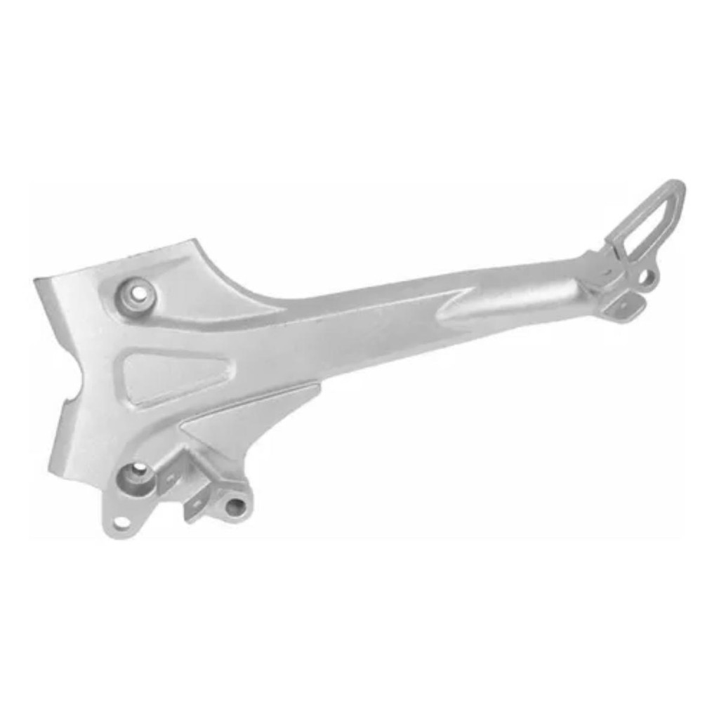Suporte Pedaleira Fazer 250 2006 a 2010 Prata Unidade em Oferta na Shopee